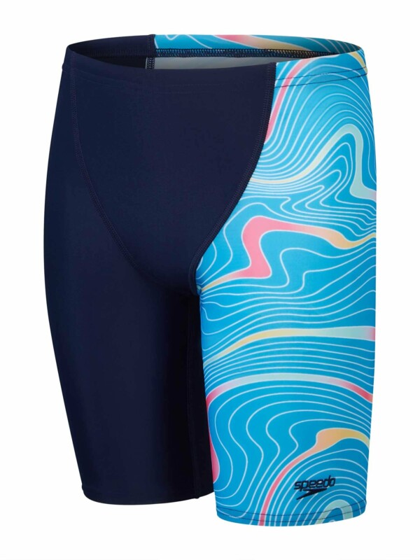 Бански за деца Speedo digital V pannel swimsuit jammer