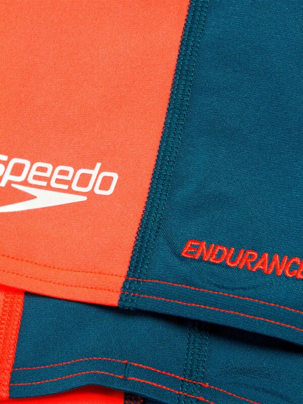 Цял бански за деца Speedo ENDURANCE+ max openback blue / orange