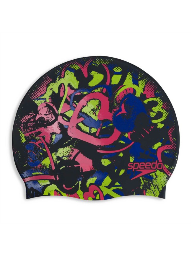 Шапка за плуване Speedo Printed silicon cap