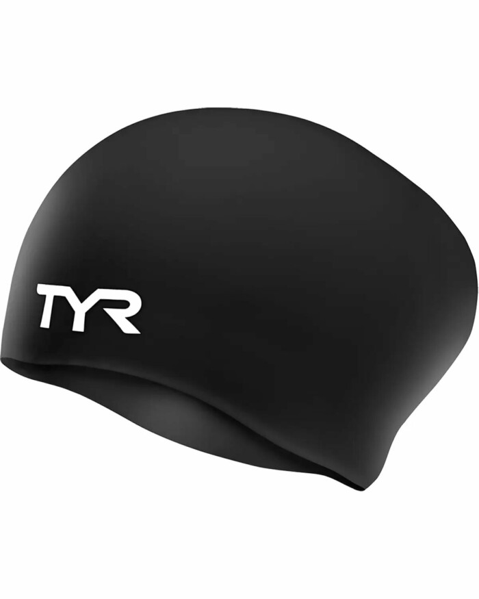 Шапка за плуване Tyr Long Hair adult swim Cap black